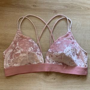 NWT Victoria’s Secret Pink Velvet Bra
